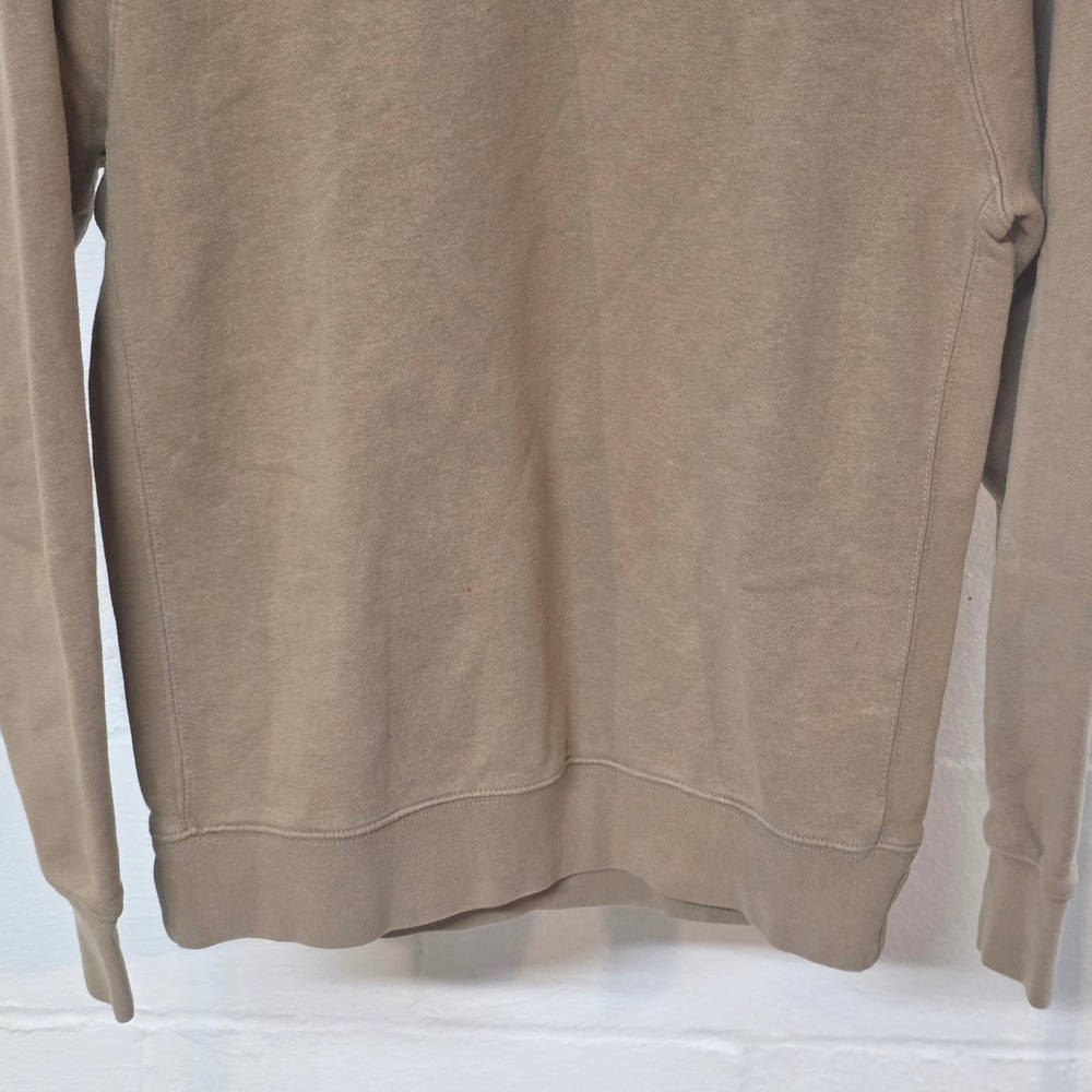 Nike Sportswear Club Fleece Crewneck Sweatshirt Khaki Tan Mens Small BV2662-247 - Picture 5 of 9